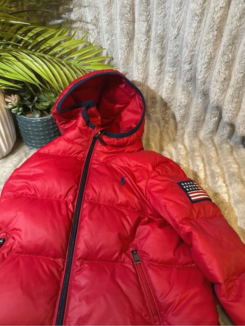 Polo by Ralph Lauren Red Puffer Jacket for Kids 24 Months 2T
